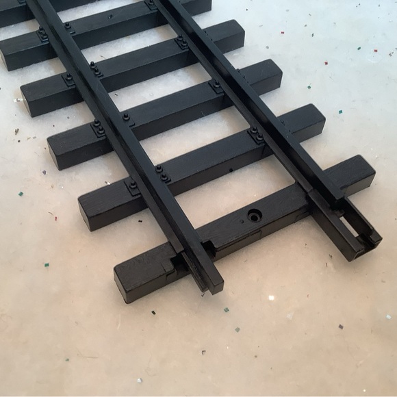 New Bright Santa's Christmas Express Train 1986 Replacement Straight Track Vntg - Picture 3 of 5